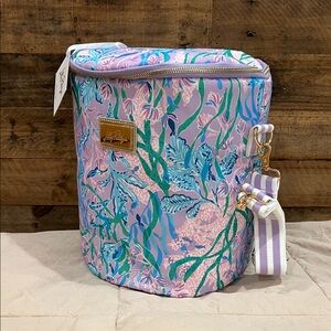 Lilly Pulitzer Pastel Floral Cooler Bag